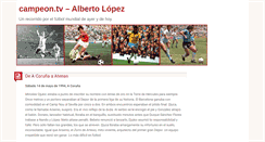 Desktop Screenshot of campeon.tv