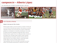 Tablet Screenshot of campeon.tv